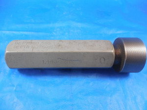 1.440 32 NS THREAD PLUG GAGE 1.44 NO GO ONLY P.D. = 1.4237 QUALITY QUALITY TOOLS