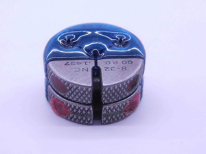 8 32 NC 2 THREAD RING GAGES #8 .164 .1640 GO NO GO P.D.'S = .1437 & .1410 UNC-2 - DB00012BU
