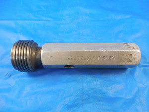 B6 1" BOX API SUCKER ROD THREAD PLUG GAGE 1.375 NO GO ONLY P.D.= 1.3145