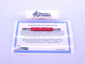 NEW M2.5 X 0.45 6H METRIC THREAD PLUG GAGE 2.5 .45 GO NO GO PD'S = 2.208 & 2.303
