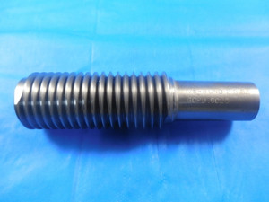 7/8 9 UNC 3A SET THREAD PLUG GAGE .875 GO ONLY P.D. = .8028 TOOLS 7/8-9