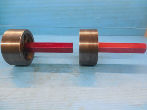 4 3/8 12 UNS 3A SET THREAD PLUG GAGE 4.375 GO NO GO P.D.S = 4.3209 & 4.3160