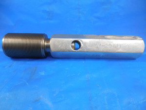1" 20 NEF 3 SET THREAD PLUG GAGE 1.00 GO ONLY P.D.= .9675 QUALITY INSPECTION
