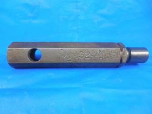1/2 32 2 THREAD PLUG GAGE .5 NO GO ONLY P.D. = .4824 QUALITY INSPECTION TOOL