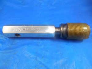 1 1/8 12 NF 2 SET THREAD PLUG GAGE 1.125 NO GO ONLY P.D. = 1.0653 INSPECTION