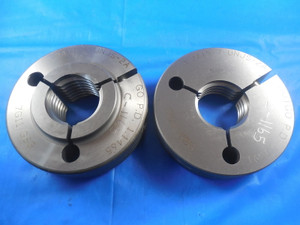 1.2415 7 UNJS 2A THREAD RING GAGES GO NO GO P.D.'S = 1.1465 & 1.1391 UNJS-2A