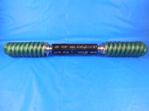 1 1/8 .333P - .666L ACME 3G LEFT HAND SET THREAD PLUG GAGE GO NO GO .9519 .9409