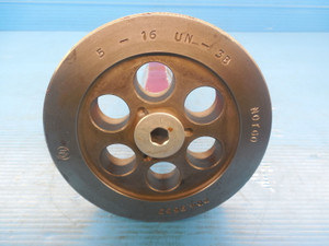 5" 16 UN 3B THREAD PLUG GAGE 5.0 NO GO ONLY P.D. = 4.9653 QUALITY INSPECTION