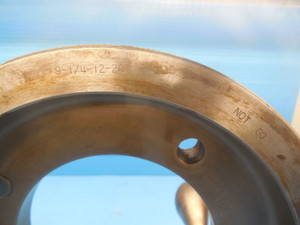 9 1/4 12 2A TRUNCATED SET THREAD PLUG GAGE 9.25 GO NO GO P.D.S = 9.1940 & 9.1867