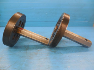 6 1/4 16 NS 3 SET THREAD PLUG GAGE 6.25 GO NO GO P.D.S = 6.2094 & 6.2005 TOOL