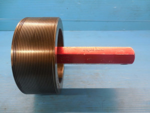 5 1/2 12 UN 3A SET THREAD PLUG GAGE 5.5 NO GO ONLY P.D. = 5.4409 QUALITY UN-3A