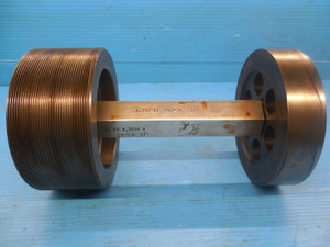 4 3/4 16 UNJ 3A SET THREAD PLUG GAGE 4.75 GO ONLY P.D. = 4.7094 QUALITY UNJ-3A