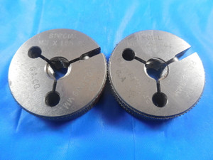 M8 X 1.25 6g SPECIAL BEFORE PLATE THREAD RING GAGES GO NO GO PDS = 7.089 & 7.013