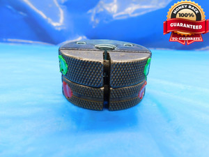 1/2 32 NS 3 THREAD RING GAGES .5 .50 .500 .5000 GO NO GO P.D.'S = .4797 & .4771 - NG0932BU