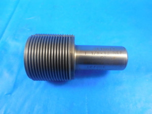 1 1/8 18 NEF BEFORE PLATE THREAD PLUG GAGE 1.125 GO ONLY P.D. = 1.0899 QUALITY
