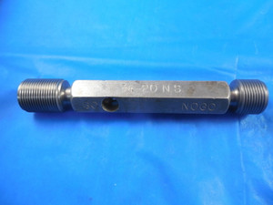 3/4 20 NS THREAD PLUG GAGE .750 GO NO GO P.D.'S = .7175 & .7225 JOHN BATH CO