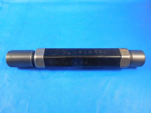 5/8 24 NEF 1 THREAD PLUG GAGE .625 GO NO GO P.D.'S = .5979 & .6036 INSPECTION