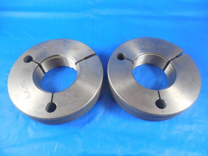 1.755 11 1/2 UNS SPECIAL THREAD RING GAGES 11.50 GO NO GO P.D.'S= 1.6990 1.6940