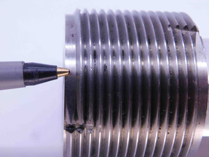 1 5/8 12 UN 2B THREAD PLUG GAGE 1.625 1.6250 GO NO GO P.D.'S = 1.5709 & 1.5785 - 158122BP1