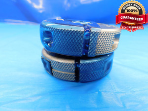 5/8 32 UN 2A THREAD RING GAGES .625 GO NO GO P.D.'S = .6036 & .6000 N-2A CHECK - CH2297BURL