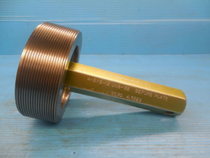 4 3/8 12 UNS 3B BEFORE PLATE THREAD PLUG GAGE 4.375 GO ONLY P.D. = 4.3229 TOOLS