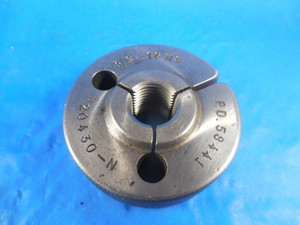 5/8 16 NS THREAD RING GAGE .625 GO ONLY P.D. = .58441 QUALITY INSPECTION TOOLS