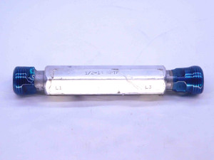 1/2 14 NPTF L1 & L3 4 STEP PIPE THREAD PLUG GAGE .5 .50 .500 .5000 N.P.T.F. - NG1544IP