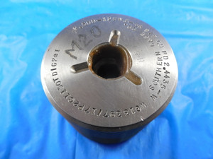 2 1/2 12 UNJ 3A BEFORE PLATE THREAD PLUG GAGE 2.5 GO ONLY P.D. = 2.4435 QUALITY