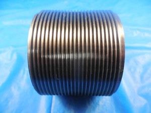 2 1/2 12 UNJ 3A BEFORE PLATE THREAD PLUG GAGE 2.5 GO ONLY P.D. = 2.4435 QUALITY