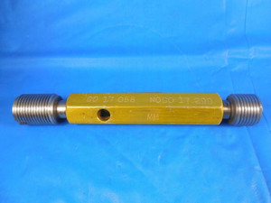 GM EXH M18 THR 03 THREAD PLUG GAGE 18.0 GO NO GO P.D.'S = 17.058 & 17.299 TOOLS