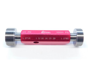 NEW 1 5/16 16 UN 2B THREAD PLUG GAGE 1.3125 GO NO GO P.D.'S= 1.2719 & 1.2785
