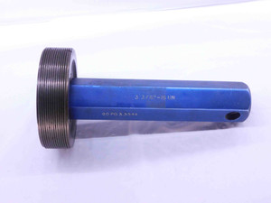 3 3/8 16 UN THREAD PLUG GAGE 3.375 3.3750 GO ONLY P.D. = 3.3344 2B OR 3B CHECK - NG2018BU