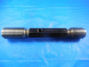1 1/4 8 N 2 TRUNCATED SET THREAD PLUG GAGE 1.25 GO NO GO P.D'S = 1.1688 & 1.1605