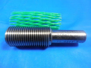 5/8 28 NF SET THREAD PLUG GAGE .625 GO ONLY P.D. = .5889 QUALITY INSPECTION TOOL