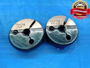 5/16 24 NF 3 THREAD RING GAGES .3125 GO NO GO P.D.'S = .2854 & .2830 UNF-3 CHECK - 516243R1