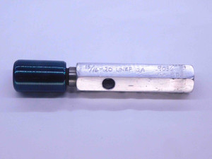15/16 20 UNEF 2A SET THREAD PLUG GAGE .9375 GO ONLY P.D. = .9036 INSPECTION - NG2393YP