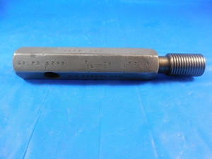 9/16 18 THREAD PLUG GAGE .5625 NO GO ONLY P.D. = .5299 QUALITY INSPECTION TOOLS