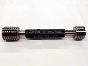 NEW 1 1/8 7 UNC 3B THREAD PLUG GAGE 1.125 GO NO GO P.D.'S = 1.0322 & 1.0393 TOOL
