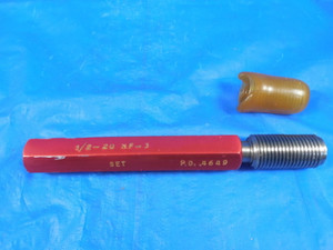 1/2 20 NF 3 SET THREAD PLUG GAGE .5 NO GO ONLY P.D. = .4649 QUALITY INSPECTION