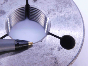 1" 14 NF 3 THREAD RING GAGES 1.0 1.00 GO NO GO P.D.'S = .9536 & .9500 UNF-3 - CC0111BU