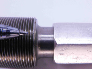 1 5/16 18 UNEF 2B THREAD PLUG GAGE 1.3125 GO NO GO P.D.'S = 1.2764 & 1.2827 - NG2964BU