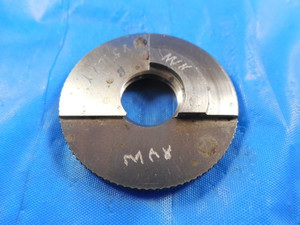 1/4 18 PTF SAE L1 SHORT VERMONT PIPE THREAD RING GAGE .25 P.T.F. S.A.E. L-1