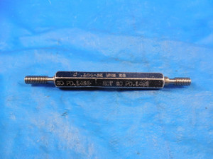 8 32 UNC SPECIAL THREAD PLUG GAGE #8 .164 GO NO GO P.D.'S = .1456 & .1489 TOOLS