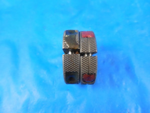 12 40 UNS 2A PREPLATE THREAD RING GAGES 12-40 GO NO GO P.D.'S= .1967 & .1947 B/P