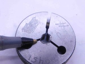 1/4 20 UNC 2A THREAD RING GAGES .25 .250 .2500 GO NO GO P.D.'S = .2164 & .2127 - 14202AR1