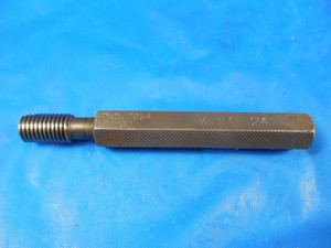 5/16 24 SAE THREAD PLUG GAGE .3125 GO ONLY P.D. = .2854 S.A.E. 5/16-24 2B 3B