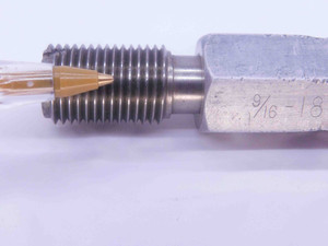 9/16 18 UNF 2B LEFT HAND THREAD PLUG GAGE .5625 GO NO GO P.D.'S = .5264 & .5323 - JF1002SL