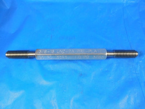 3/8 16 UNC 2A PREPLATE SET THREAD PLUG GAGE .375 GO NO GO P.D.'S = .3323 & .3283