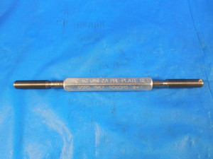 12 40 UNS 2A PREPLATE SET THREAD PLUG GAGE #12 .216 GO NO GO PDS = .1967 & .1947
