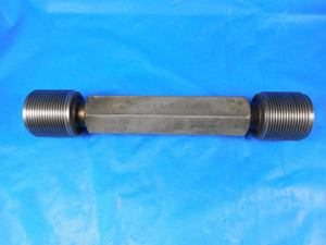 1 1/8 18 NS 3 SET THREAD PLUG GAGE 1.125 GO NO GO P.D.'S = 1.0829 1.0788 CHECK 1 1/8 18 NS 3 SET THREAD PLUG GAGE 1.125 GO NO GO P.D.'S = 1.0829 1.0788 CHECK